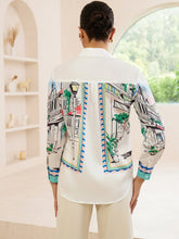 Street View Print Button Up Shirt